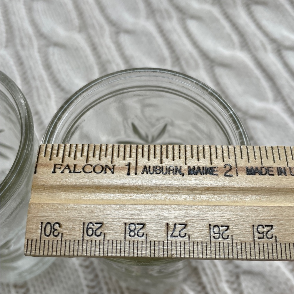 3 VTG Ball Jelly juice jar/glasses, 50th anniversary Ball 1933 to 1983 starburst - Picture 10 of 15
